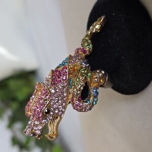 Unique Statement Multicolor Dragon Ring